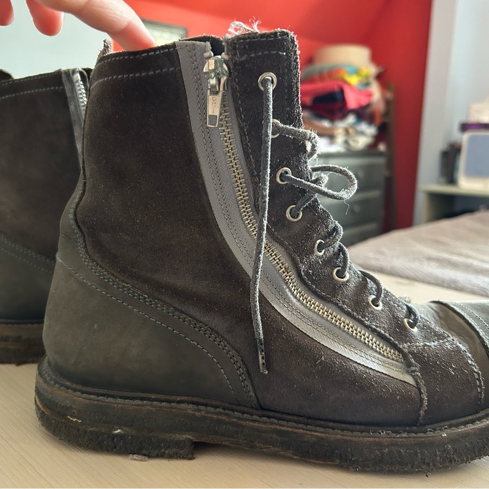 Vintage All Saints Men’s leather and suede boots